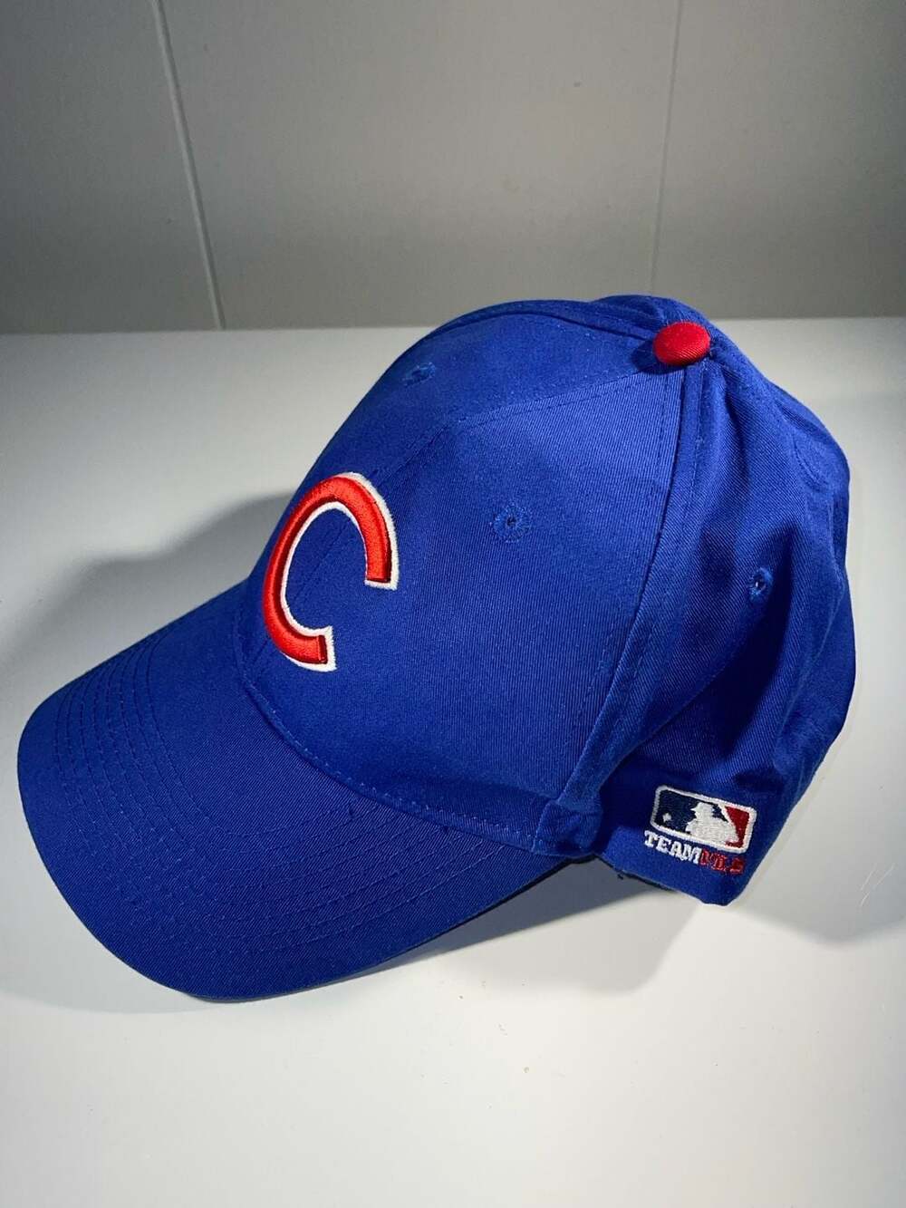 Chicago Cubs MLB Team Logo Adjustable Blue Baseball Hat Cap